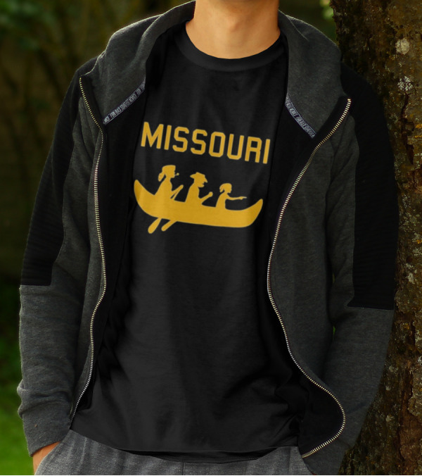 Missouri Logboat Brewing Family Canoe Adventure T-Shirt