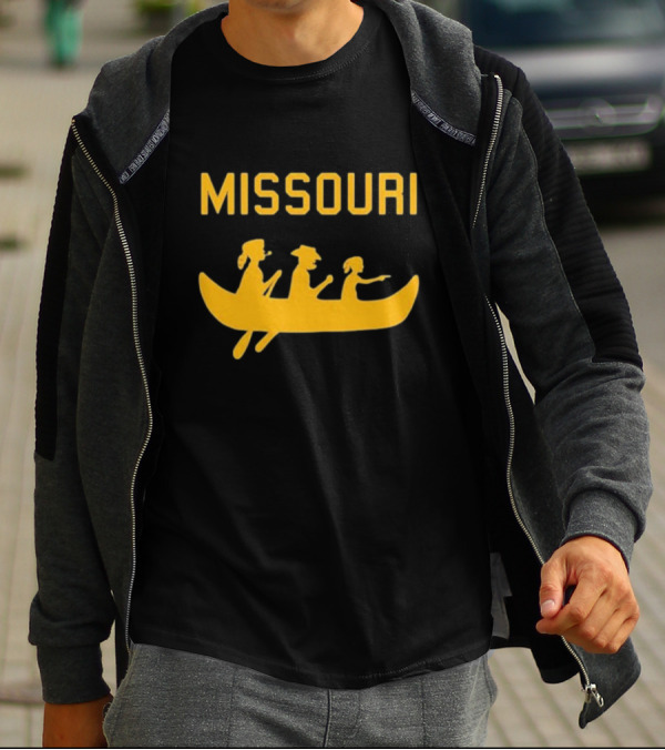 Missouri Logboat Brewing Family Canoe Adventure T-Shirt