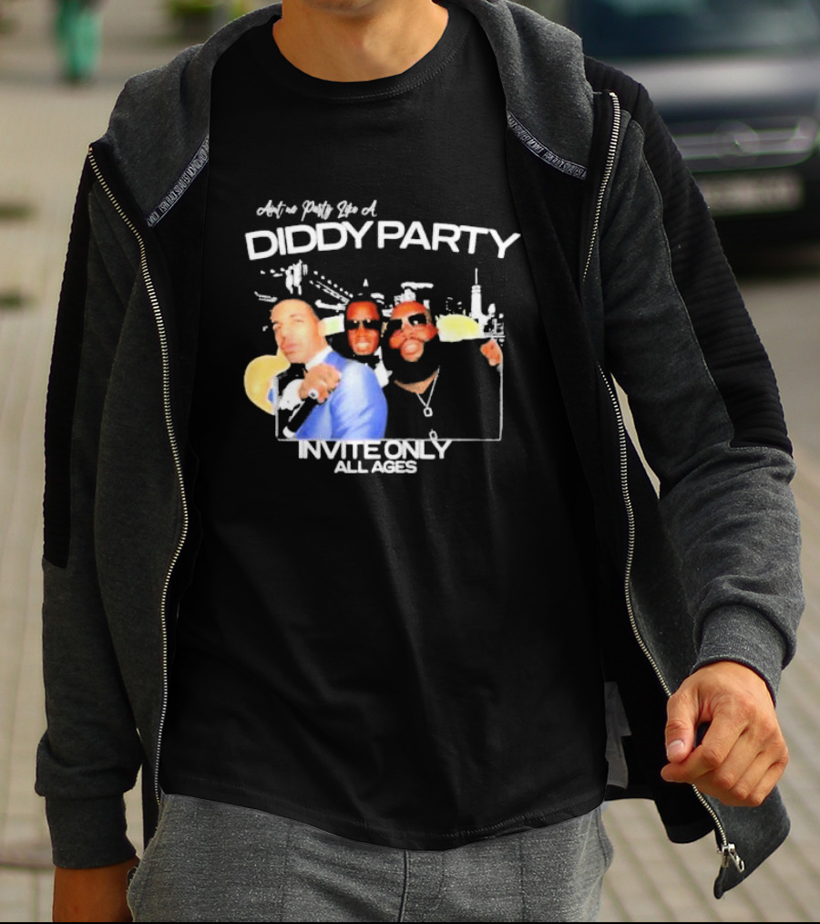 Ain’t No Party Like A Diddy Party Invite Only All Ages City Skyline T-Shirt
