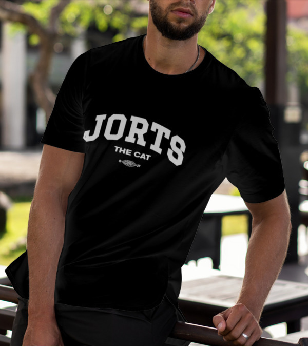 Happy Labor Day Jorts The Cat 27 T-Shirt