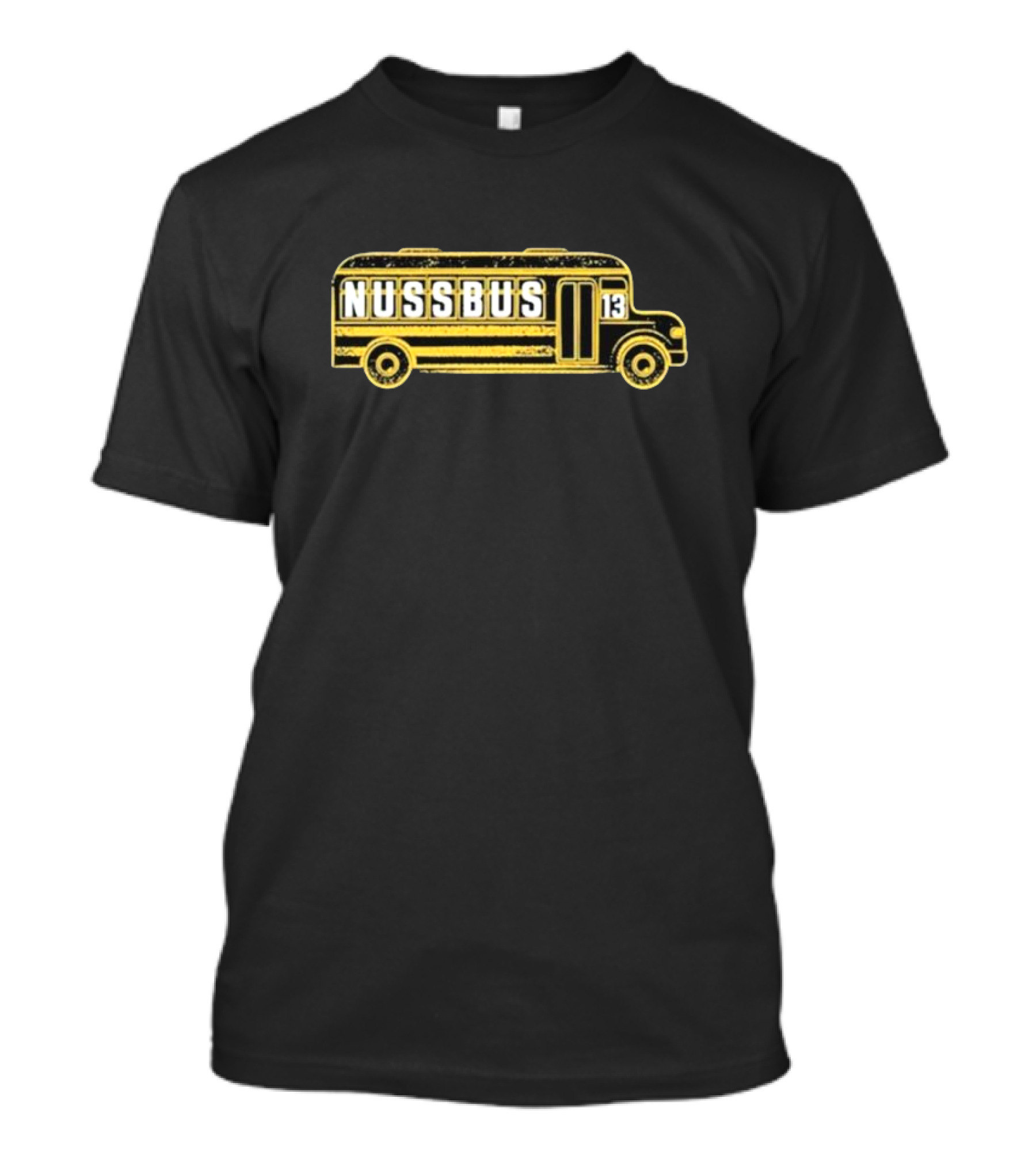 Matt Flynn Nuss Bus 13 Black And Yellow T-Shirt