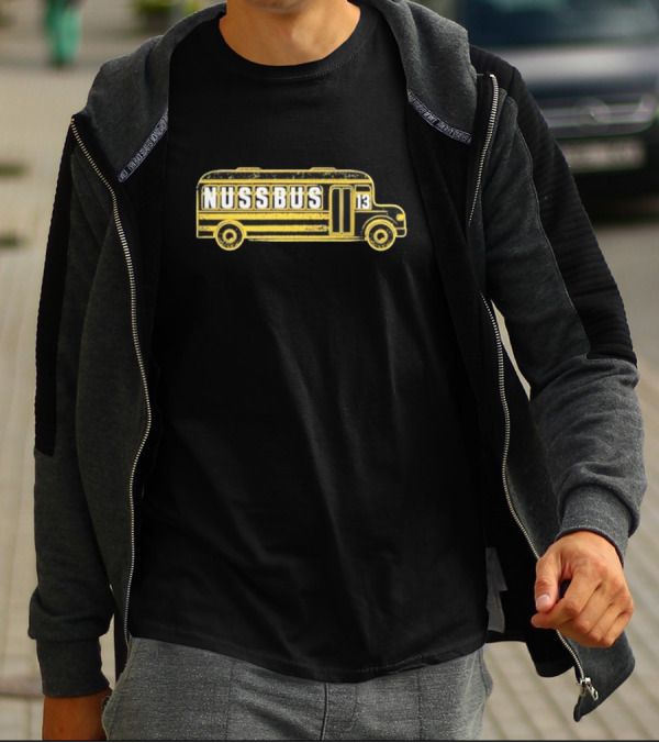 Matt Flynn Nuss Bus 13 Black And Yellow T-Shirt