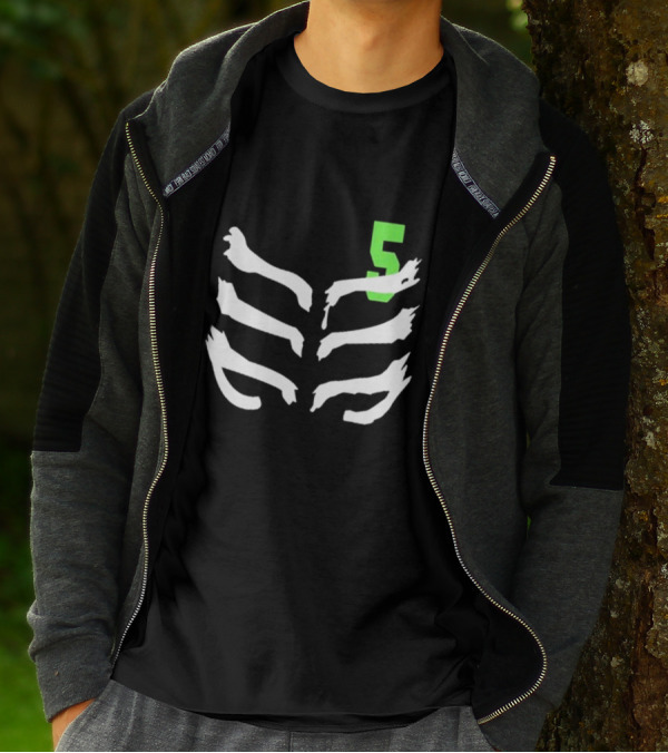 Lloyd Garmadon Ninjago Energy Elemental Symbol Number 5 T-Shirt