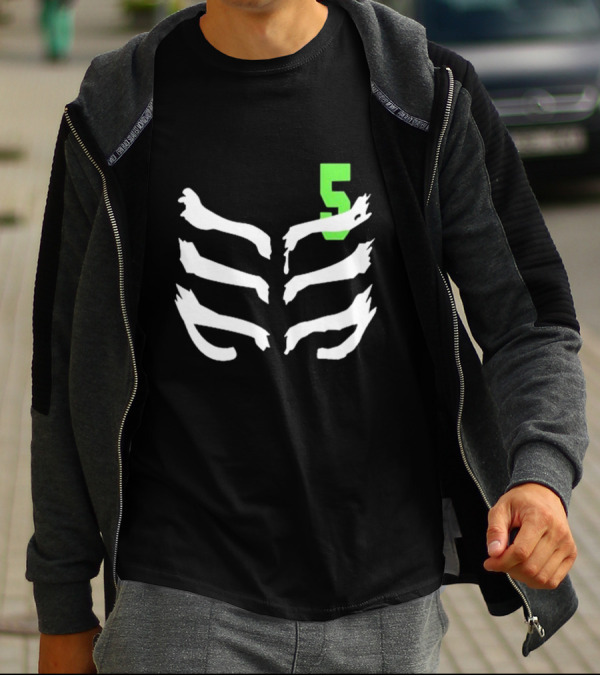 Lloyd Garmadon Ninjago Energy Elemental Symbol Number 5 T-Shirt