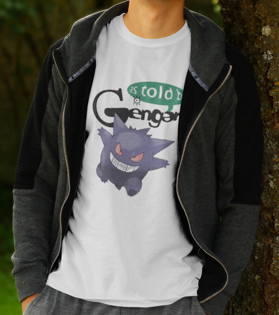 Pokemon As Told By Gengar Ghost-Type Adventure T-Shirt