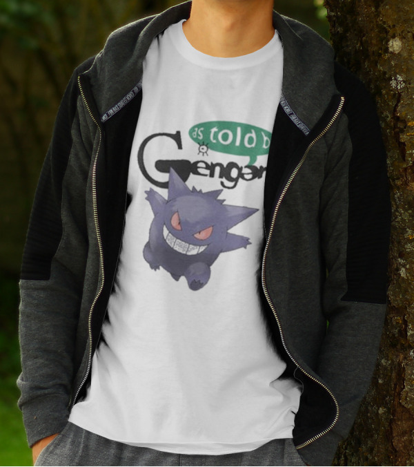 Pokemon As Told By Gengar Ghost-Type Adventure T-Shirt