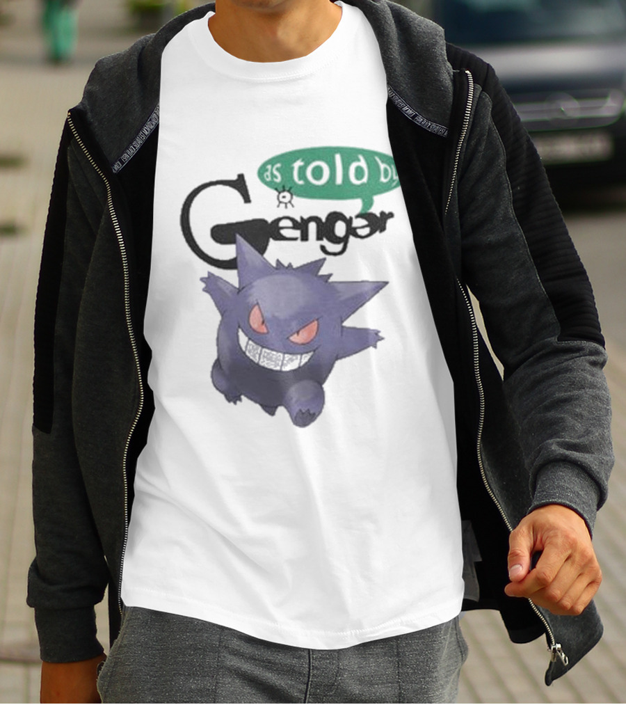 Pokemon As Told By Gengar Ghost-Type Adventure T-Shirt