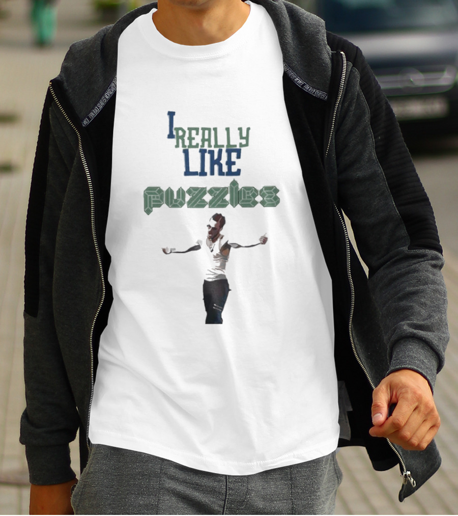 I Really Like Puzzles Dance Pose T-Shirt