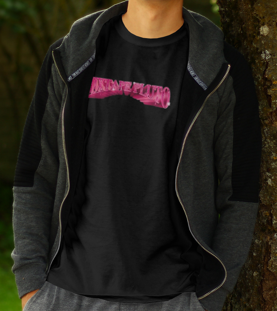 Nfr Podcast Mixtape Pluto Text T-Shirt