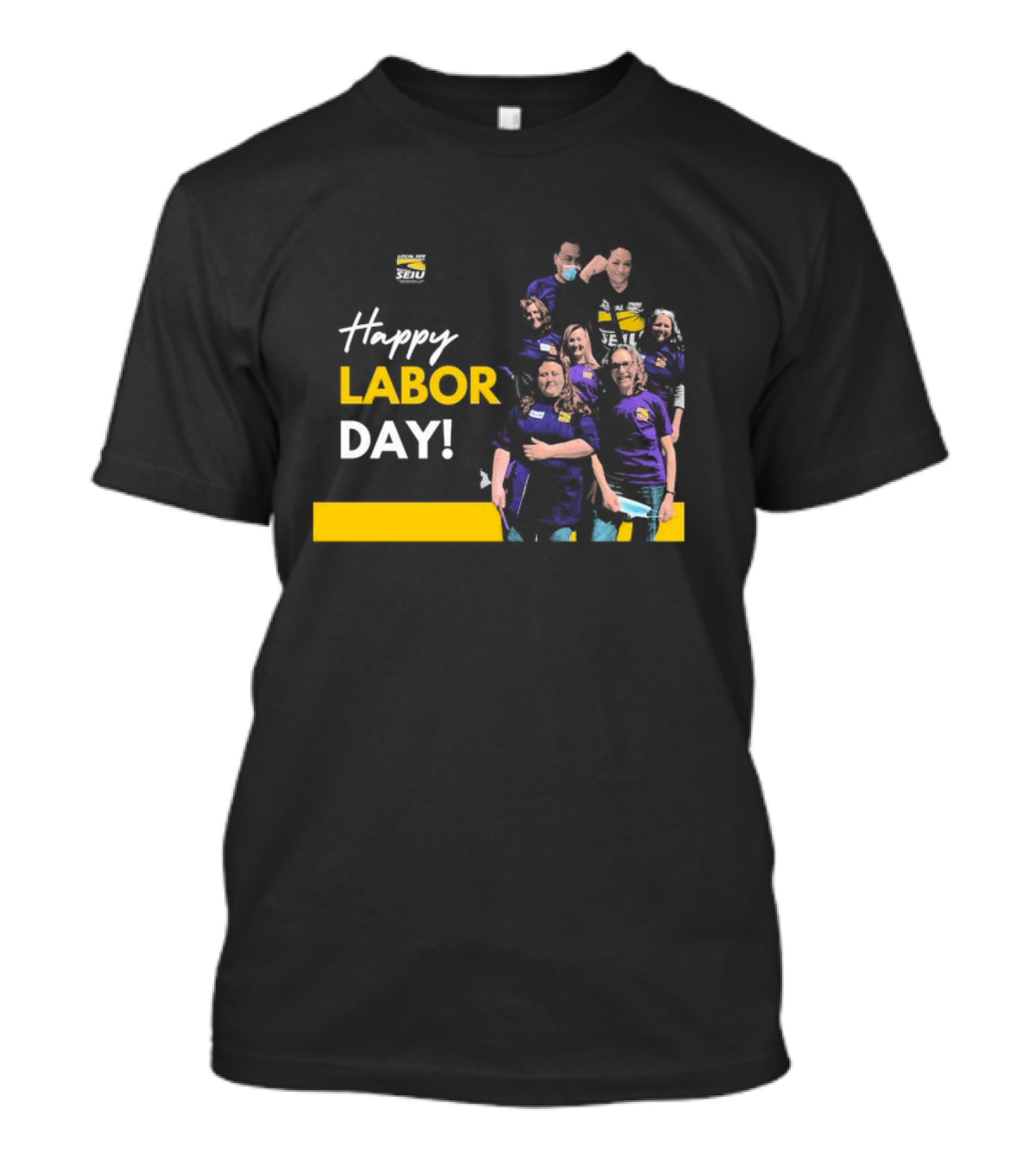 Seiu Local 509 Celebrates Happy Labor Day With Team Spirit T-Shirt