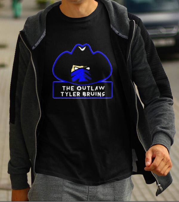 The Outlaw Tyler Bruins Cowboy Mask T-Shirt