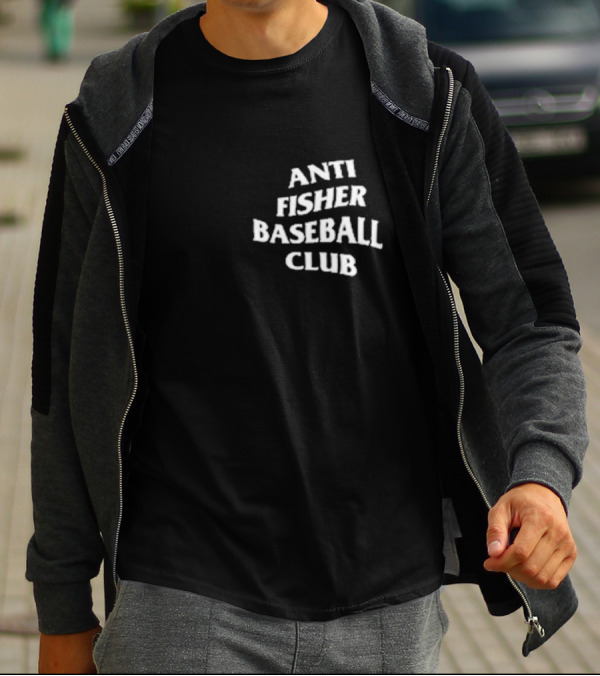 Anti Fisher Baseball Club Aesthetic Trend T-Shirt