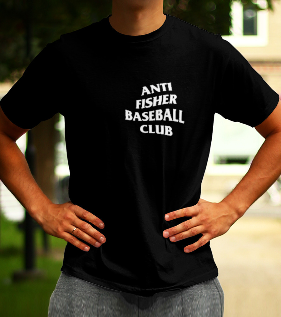 Anti Fisher Baseball Club Aesthetic Trend T-Shirt