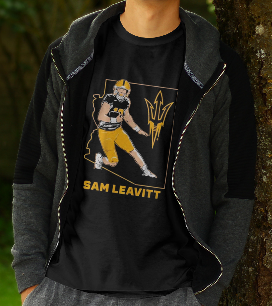 Sam Leavitt ASU Football State T-Shirt