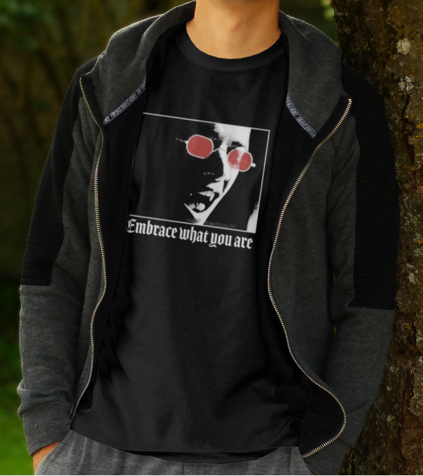 Bimolloy Embrace What You Are Red Glasses T-Shirt