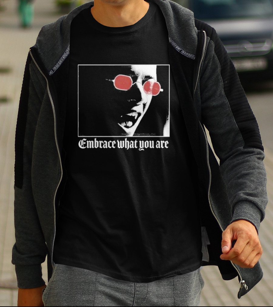 Bimolloy Embrace What You Are Red Glasses T-Shirt