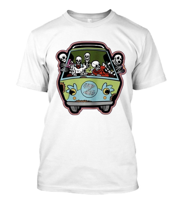 Deadbeats Inc Skeletons In Van T-Shirt