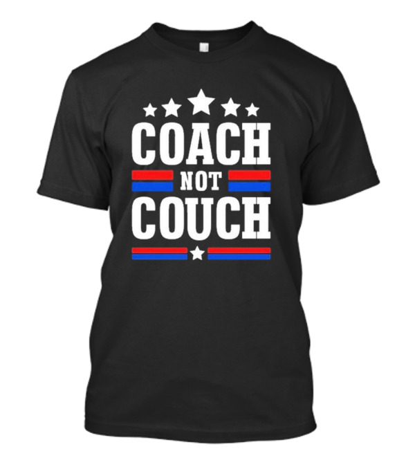 Elissa Neeb Coach Not Couch Stars Stripes Patriotic T-Shirt