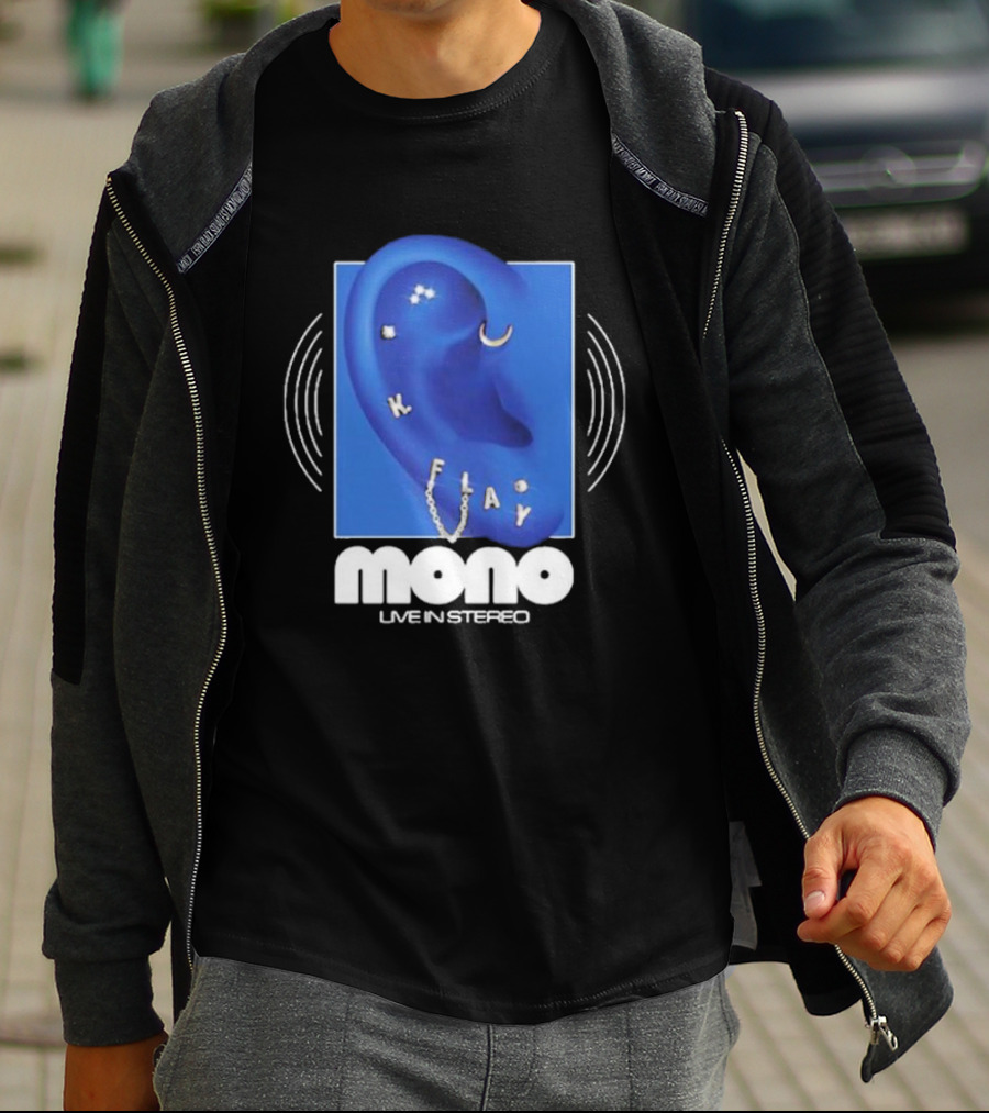 Mono Live In Stereo K Flay Blue Ear T-Shirt