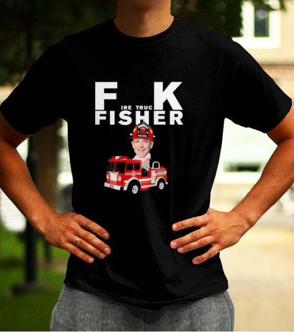 Fisher Fire Truck Dumpster Fire Dept T-Shirt