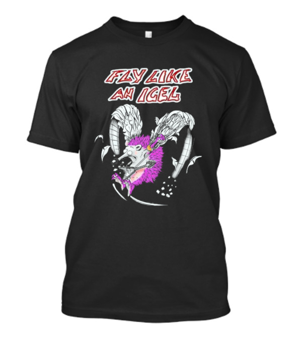 Fly Like An Igel Rock You Music Hedgehog Wings Blast T-Shirt