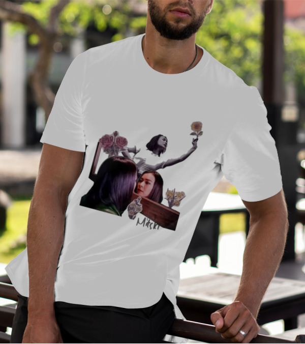 Mitski Collage With Flowers And Reflective T-Shirt