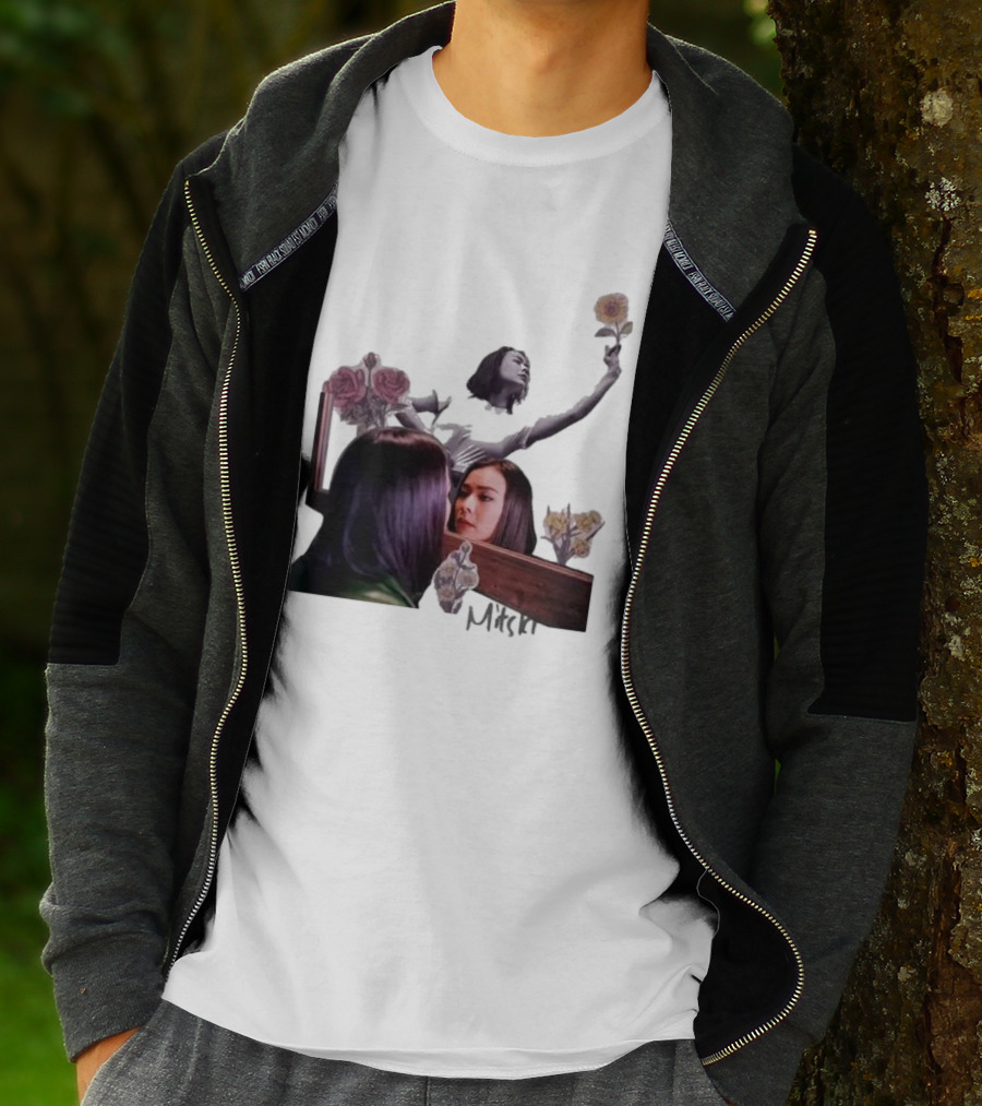 Mitski Collage With Flowers And Reflective T-Shirt