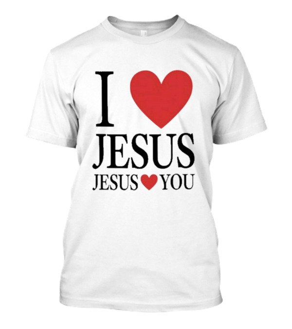 Bryce Crawford I Heart Jesus Jesus Loves You T-Shirt