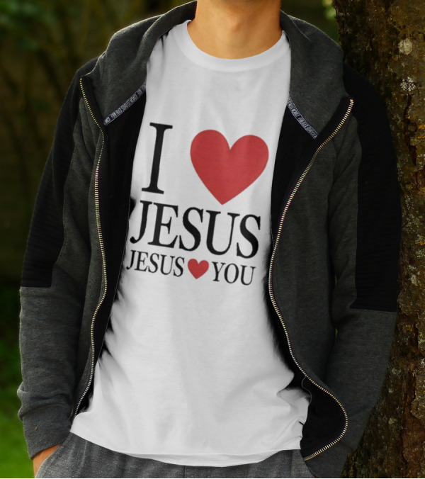 Bryce Crawford I Heart Jesus Jesus Loves You T-Shirt
