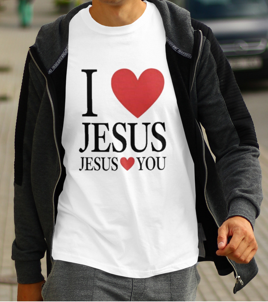 Bryce Crawford I Heart Jesus Jesus Loves You T-Shirt
