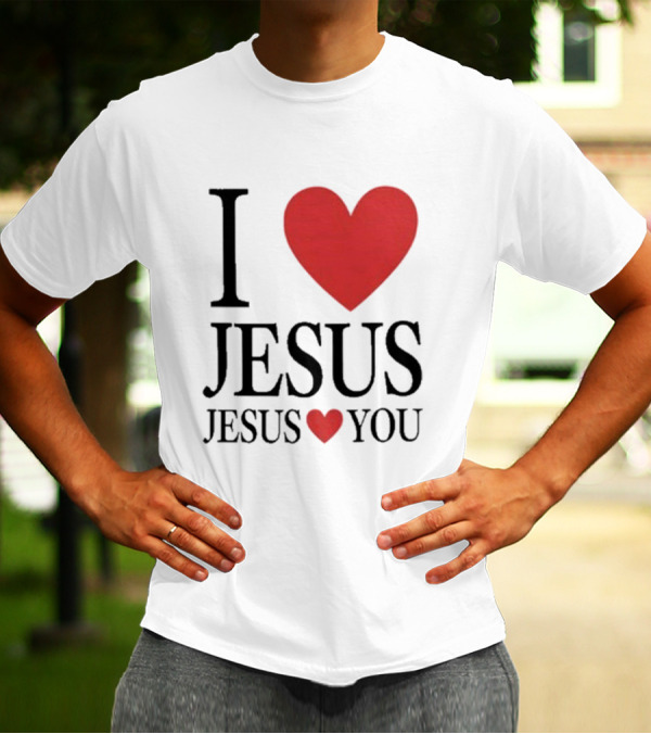Bryce Crawford I Heart Jesus Jesus Loves You T-Shirt