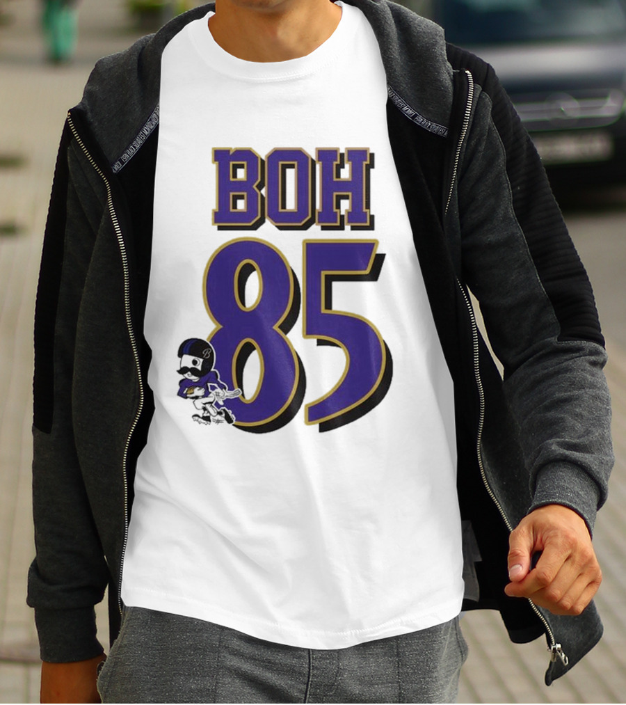 BOH 85 Game Day Football Player T-Shirt