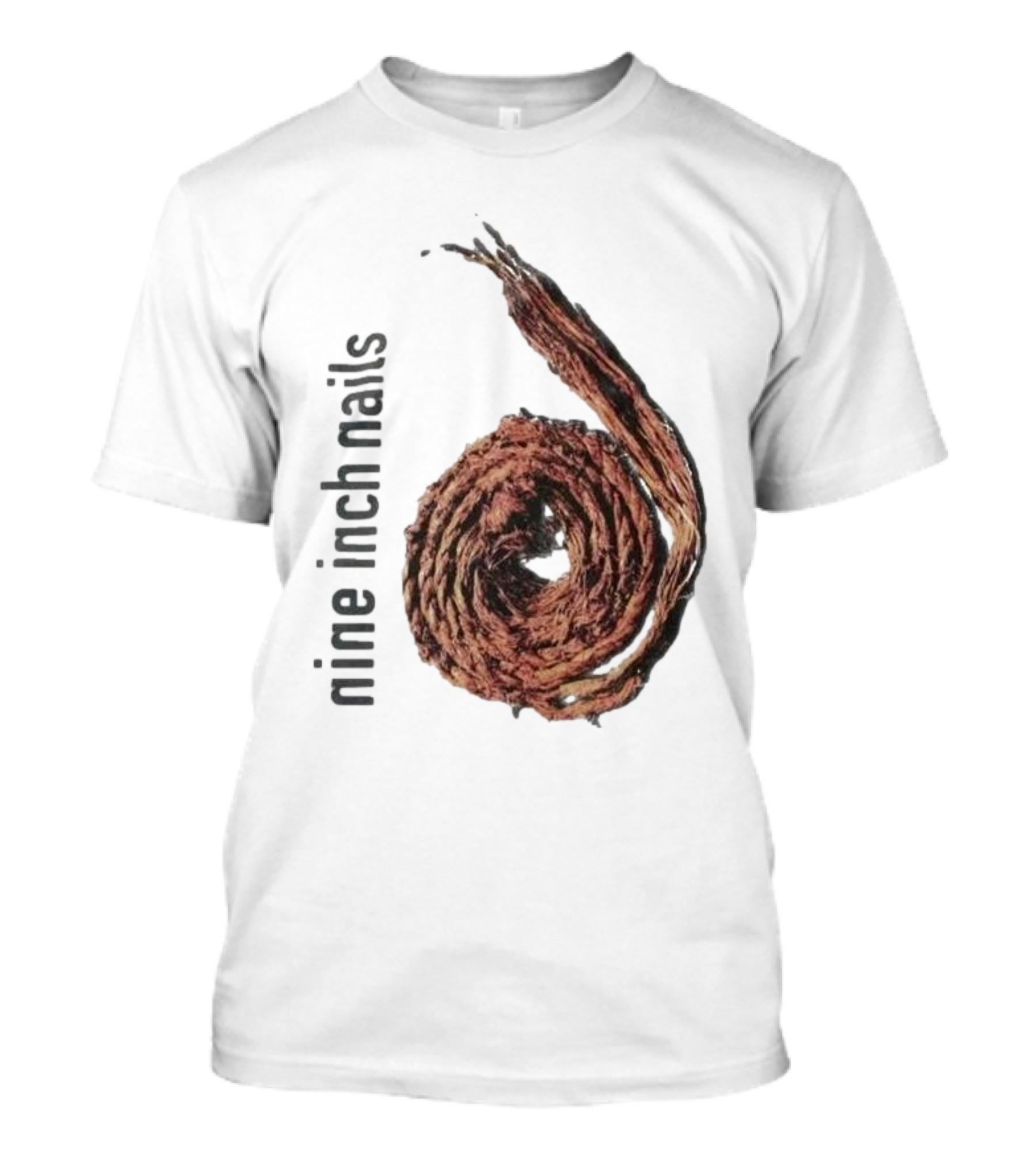 Nine Inch Nails Rope Coil Black T-Shirt