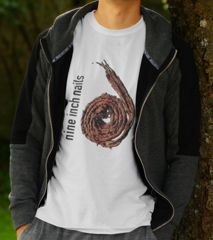 Nine Inch Nails Rope Coil Black T-Shirt