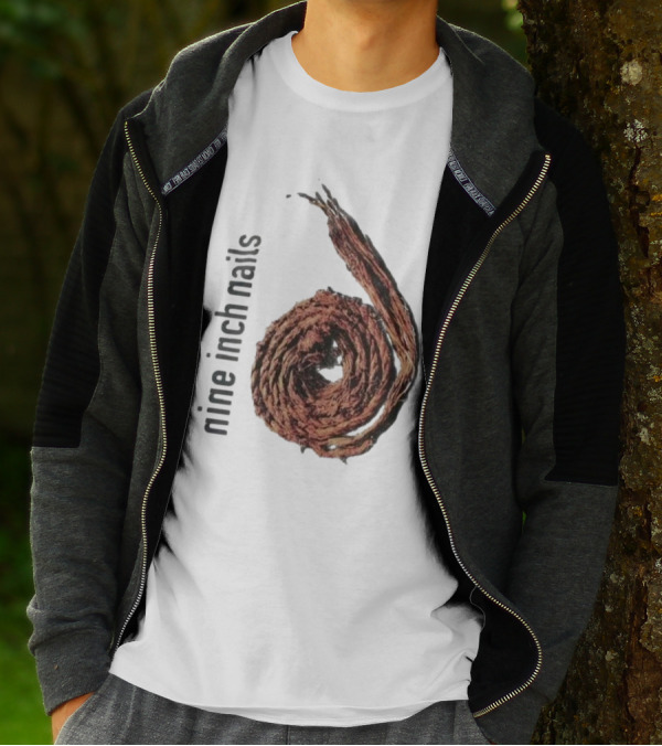 Nine Inch Nails Rope Coil Black T-Shirt