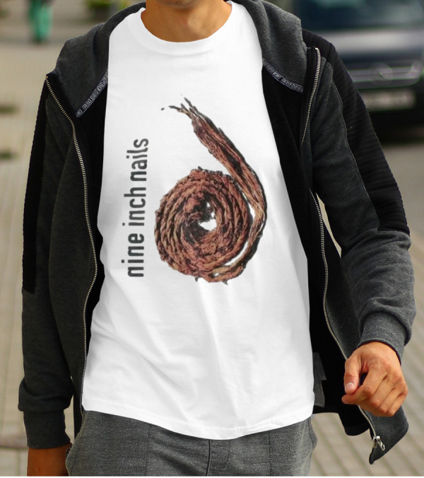 Nine Inch Nails Rope Coil Black T-Shirt