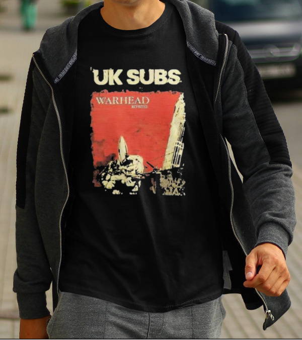 UK Subs Warhead Revisited Rocket T-Shirt