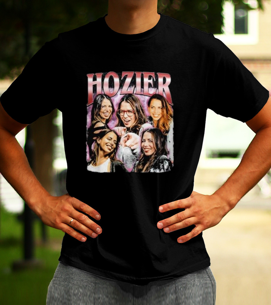Hozier Melodyprints Laura Smiling Women Collage T-Shirt