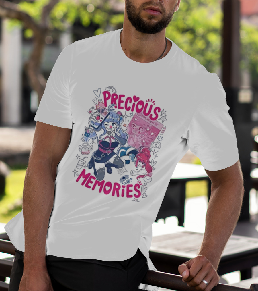 Precious Memories Kim_angel Anime Gaming Aesthetic T-Shirt