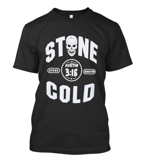 Stone Cold Steve Austin 3-16 Skull WWE Wrestling T-Shirt