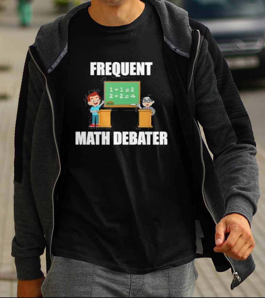 Frequent Math Debater Summerhays Bros Chalkboard Equation T-Shirt