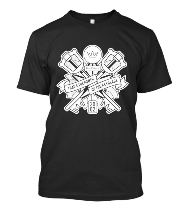 That's The Power Of The Keyblade 2002 Crest And Crossed Keyblades T-Shirt