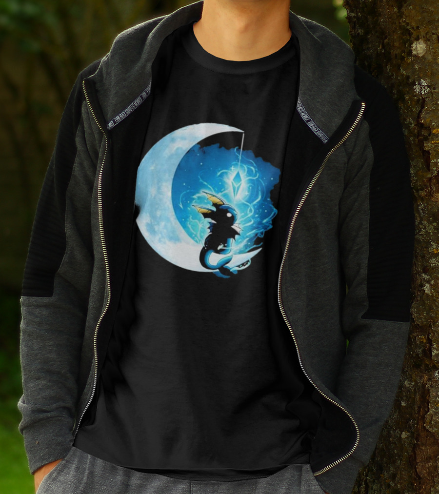 Water Stone Moon Dragon Vallina84 T-Shirt