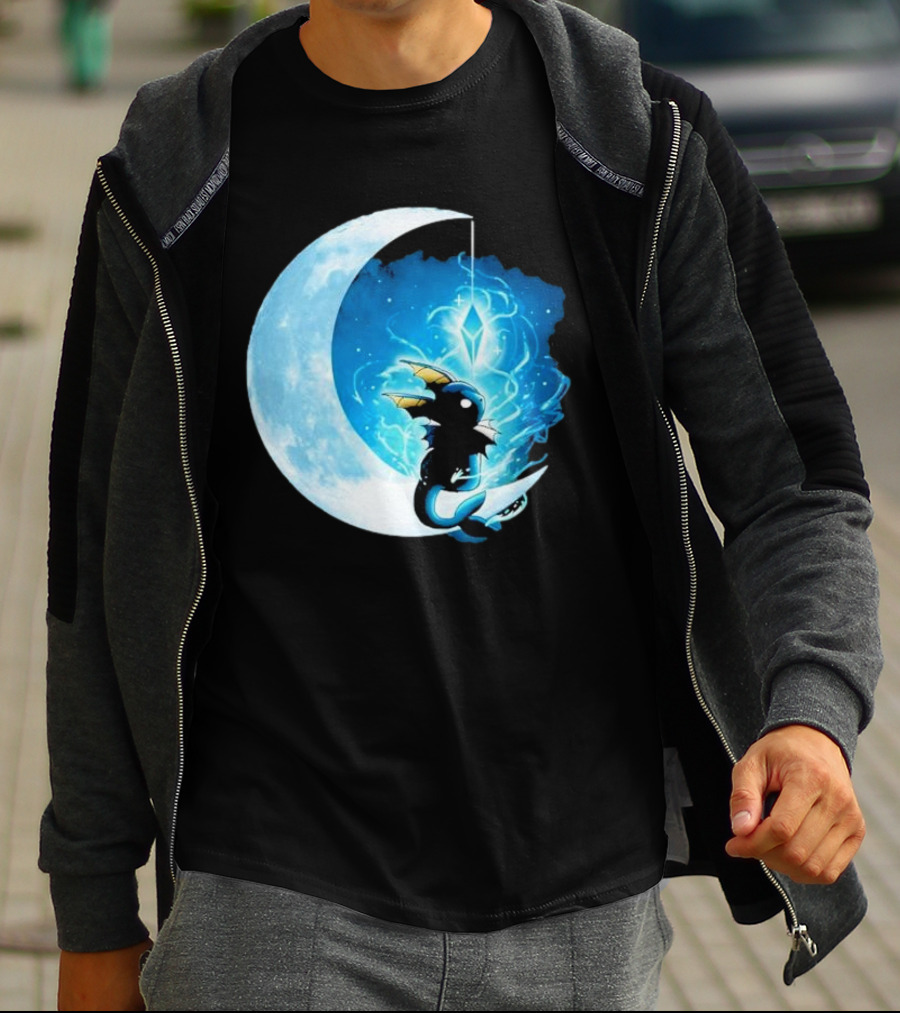 Water Stone Moon Dragon Vallina84 T-Shirt