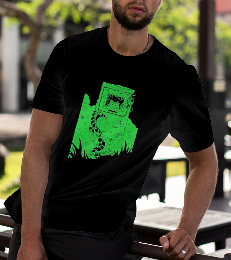 Abandoned Glow Retro Creature Drew Wise T-Shirt