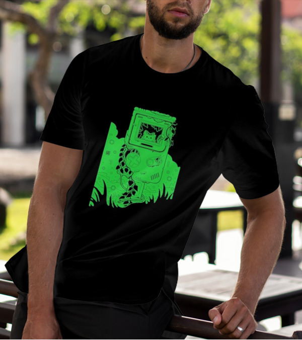 Abandoned Glow Retro Creature Drew Wise T-Shirt