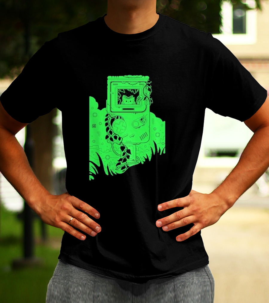 Abandoned Glow Retro Creature Drew Wise T-Shirt