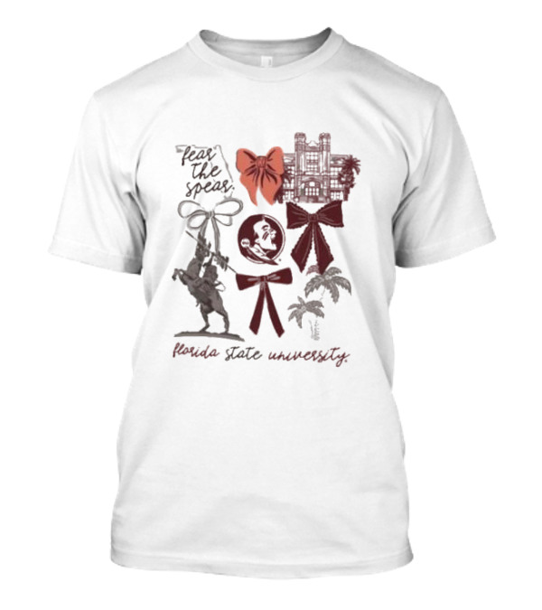 Florida State Seminoles Fear The Spear University Iconography T-Shirt