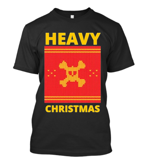 Heavy Metal Christmas Sweater Skull Design For Christmas Musical T-Shirt