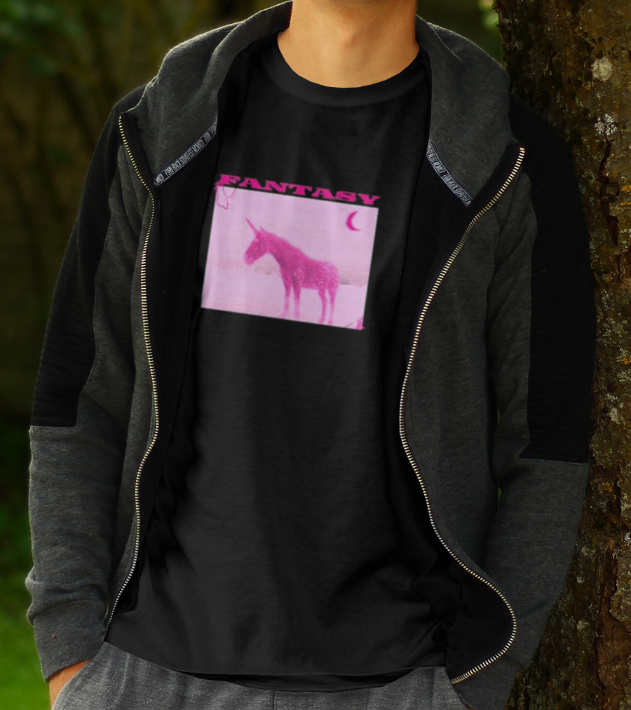 Fantasy Pink Unicorn Indigo De Souza T-Shirt